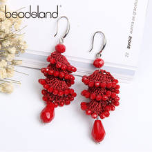 Beadsland Crochet  Earrings Glass Jewelry Bohemia Dangle Drop Earring  Fashion Women Girl Gift 38535 2024 - buy cheap