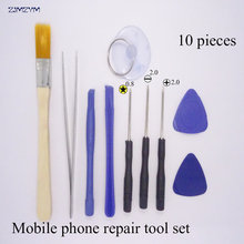 10 in 1 Professional Mobile Phone Repair Tools Kit Spudger Pry Opening LCD Screen Tool Screwdriver Set Pliers Suction Cup 2024 - buy cheap