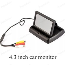 LCD Car Monitor 4.3 inch TFT Color Screen For Rear View Camera DVD Parking digital Compatible HD video Display free shipping 2024 - buy cheap