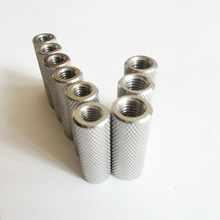 5pcs M4 M5 knurled nut stainless steel cylindrical sleeve through hole column cylinder hand tighten twist nuts knob sleeves 2024 - buy cheap