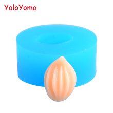 X092YL Cream Flexible Silicone Push Mold 14mm - Cake Decorations Air Dry Polymer Clay Mould, Soap Mold  Food Safe 2024 - buy cheap