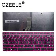 GZEELE-teclado para ordenador portátil Lenovo G480 G485 Z380 Z480 G480A Z485 Series G405 US, color rosa y rojo 2024 - compra barato