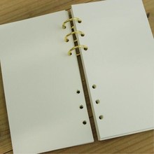 1 Pair Loose leaf Spiral Notebook Stainless Steel Clip 3 Holes Ring Binder DIY Fill Paper Notebook Folder School Supplies 2024 - buy cheap