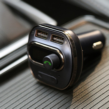 Автомобильное зарядное устройство T19 с Bluetooth, громкой связью, автомобильный Bluetooth MP3-плеер, прикуриватель, Автомобильный MP3 2024 - купить недорого