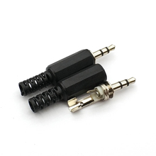 Conector de audio macho de 2 uds., conector de Audio de 3,5mm, conector jack de 3,5mm, enchufe estéreo 3,5 2024 - compra barato