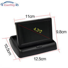 Foldable 4.3Inch Color LCD TFT Reverse Rear view Monitor for Car Back Up Camera 2024 - buy cheap