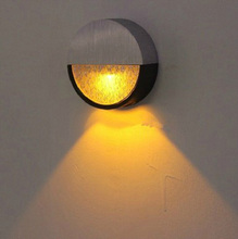 Luminária de parede moderna led redonda, 3w, para decoração de casa, bar, ktv, ambientes internos, iluminação 2024 - compre barato