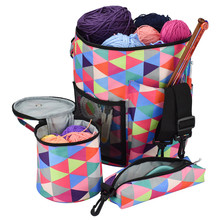 Household Women Tote Storage Bag Yarn Wool DIY Storage Bag for Crochet Hook & Knitting Needle DIY Needlework Storage Bag For Mom 2024 - buy cheap