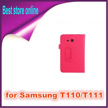 Free Shipping 7 inch Litch PU Leather Case for Samsung GALAXY Tab 3 lite 7'' T111/ T110 Tablet + Screen Protector 2024 - buy cheap