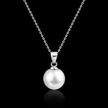 Collar con colgante de perlas de imitación para mujer y niña, joyería con perlas largas de aleación 2024 - compra barato