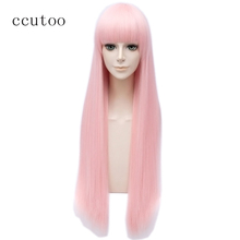 ccutoo wig DARLING in the FRANXX 02 Cosplay Wigs Zero Two Wigs 80cm Long Pink Synthetic Hair Heat Resistance Cosplay Wig Hair 2024 - buy cheap