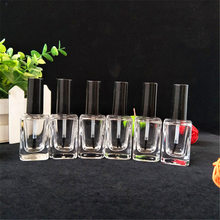 15ml Empty Nail Polish Bottle with Brush Inside Square Shaped Clear Nail Polish Container Bottles Tube Makeup tool F20171625 2024 - buy cheap