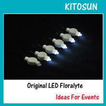 KITOSUN Factory in stock 100pcs in sale Cheap Battery Operated Hanging Led Floralyte Paper Lantern Lights 2024 - buy cheap