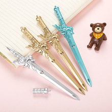 1 Pcs Creative King Cartoon Gel Pen Cute Student Cartoon Sword Water-based Sign Pen  kawaii school supplies 2024 - buy cheap