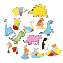 Геометрическая Сращивание кролик оригами эмалированная брошь в виде животного, кнопка, рубашка, сумка, значок динозавра, булавка на подарок, мультяшная Бижутерия для детей 2024 - купить недорого