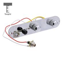 Tooyful Wired Loaded Control Plate Harness 3 Way Switch for TL Tele Telecaster Electric Guitar Parts 2024 - buy cheap