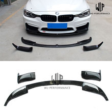 F30 High Quality Carbon Fiber Front Lip Splitter Car Styling For BMW 3 Series F30 ANM3 320i 328i 335i 2012-UP 2024 - buy cheap