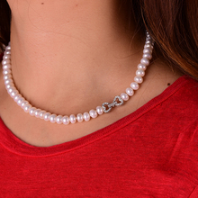 YIKALAISI-collar de agua dulce Natural para mujer, joyería de plata de ley 925, Joyas de perlas, 2018 2024 - compra barato