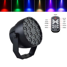 10pcs Led Par Light DMX 512 RGB Disco Stage Party DJ 18 Leds Remote Control Laser Spotlights Club Lamp Home Party Lighting