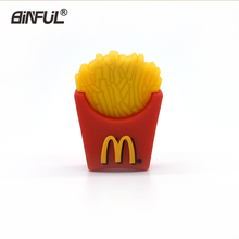 french fries usb flash drive food pen drive usb stick cute u disk 16GB 4GB 8GB 32GB 64GB pendrive USB 2.0 lovely gift 2024 - buy cheap