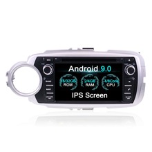 7 "HD Android 9,0 автомобильный DVD для Toyota Yaris 2012 2013 2014 2015 2016 2017 Авто Радио FM видео GPS навигация WiFi резервная камера 2024 - купить недорого