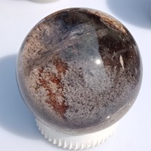 DHXYZB-Bola de cuarzo de 40-50mm, espectro de fantasma rojo Natural, esfera de cristal, Bola de roca, minerales de piedra, chakras y Reiki, decoración curativa para el hogar 2024 - compra barato