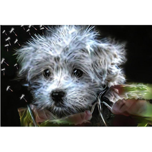 5d Dandelion dog Diamond Embroidery DIY 5D Diamond Painting Needlework Cross Stitch Rhinestones Painting Mosaic home decor H511 2024 - buy cheap