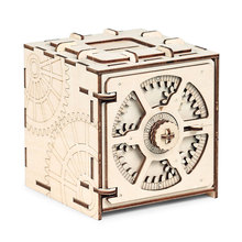 Cipher Code Deposit Box 3D Puzzles Mechanical Wooden Model Puzzle Educational Toys Assembly And Detailed Stitching Steps 2024 - buy cheap