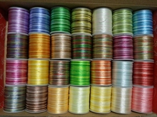 108D/2 28PCS/lot Coloured Polyester Embroidery Thread Sewing Embroidery Cross Stitch Silk Threads Embroidery Line For Handmade 2024 - buy cheap
