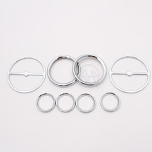 8pcs Speedometer Speaker Bezels Trim Ring Horn Cover Set For Harley Touring Road Glide Street Glide Ultra FLHTC FLHRC 1996-12 13 2024 - buy cheap