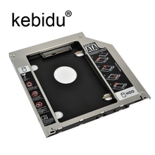 Kebidu Universal 9.5mm Second HDD Caddy 2nd SATA 3.0 Hard Disk Drive 2.5" SSD Enclosure for Macbook Pro Air etc CD DVD ROM 2024 - buy cheap