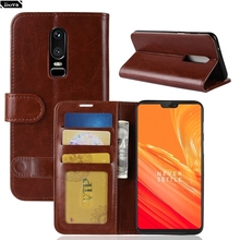 Premium Pu Leather case card holder cover case for OnePlus 5 5T 6 6T T 7 7T 8 Pro protective Holster flip cover coque fundas 2024 - buy cheap