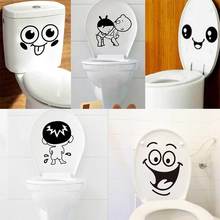 1pcs Bathroom Wall Stickers For Toilet Sticker Home Decoration Waterproof  Wc Sticker For Vinyl Funny Cartoon Decoration Mural 2024 - buy cheap
