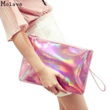 2017 Laser women bags Designer clutch bag Fashion women messenger bags ladies Envelope Clutches handbag D39J5 2024 - buy cheap