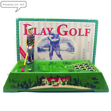 Juguetes de lata de golf para adultos y niños, juguete de lata deportivo clásico con mecanismo de relojería, regalo coleccionable 2024 - compra barato