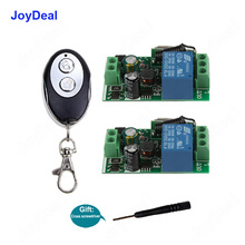 Joydeal 433Mhz Universal Wireless Remote Control Switch AC 110V 220V 1CH RF Relay Receiver Module Led Light Switches Transmitter 2024 - buy cheap