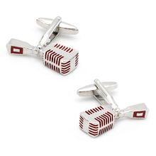 Men's Mike Cuff Links Copper Material Red Color 2024 - buy cheap