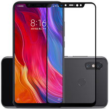 Protetores de tela cobertura completa para xiaomi mi 8 à prova de riscos película protetora vidro temperado para xiaomi mi 8 se 2024 - compre barato