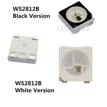100~1000pcs WS2812B LED Chip 5050 RGB SMD Black/White version WS2812 Individually Addressable Digital DC5V 2024 - buy cheap
