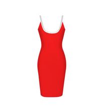 2018 new arrivals mini summer women Sexy Red White wholesale celebrity bandage dress bodycon party dress for ladies dropshipping 2024 - buy cheap