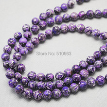 144 Pieces/Lot,Purple Turquoisee Synthetic Material,Loose Gem Stone Beads Accessories, Size: 8mm 2024 - buy cheap