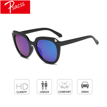 Psacss Cat Eye Sunglasses For Women Colored Lens Cute Sexy Sun Glasses Women's Vintage Luxury Sunglass oculos de sol feminino 2024 - buy cheap