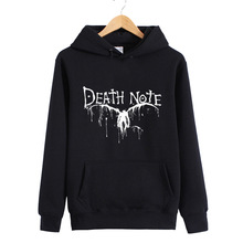 XHTWCY-Sudadera con capucha Death Note L para hombre y mujer, chaqueta con capucha, ropa de invierno 2024 - compra barato