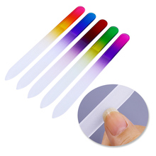 5Pcs Gradient Glass Art Nail Files Set Double-sided Rainbow Buffers Kits Filing Buffing Grinding Manicure Nail Art  Tools 2024 - buy cheap