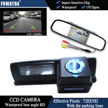 FUWAYDA-cámara de visión trasera de coche, Chip CCD, Monitor de espejo retrovisor de 4,3 pulgadas, para Toyota Harry/ALTEZZA/PICNIC/VERSO, ECHO/CAMRY 2024 - compra barato