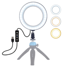 Dimmable LED Studio Camera Ring Lamp Anchor Mobile Phone Live Photography Selfie Lamp Infinity Dimming LED Table Fill Light 2024 - buy cheap