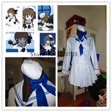 Wadanohara and the Great Blue Sea white Sailor suit Cosplay Costume 2024 - buy cheap