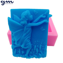Great-Mold Baby Angel Soap Mould Silicone Soap Mold DIY Silicone Molds for Handmade Soap Making 2024 - buy cheap