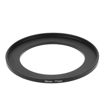 Aleación de aluminio, redondo 58mm a 77mm anillos de aumento adaptador de lente filtro accesorios para herramientas de cámara 2024 - compra barato
