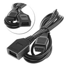 Cabo de extensão aneng 9 pin 1.8m/6ft, para sega genesis 2, controles, cabo de jogos, acessórios 2024 - compre barato